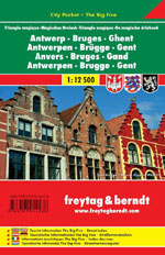Anvers, Bruges, Gand  - Antwerp, Bruges, Ghent Citypocket