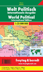 Poster Monde Politique - World Political Wall Map