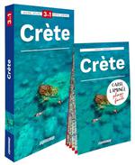 Crète : 3 en 1 : guide + atlas + carte laminée