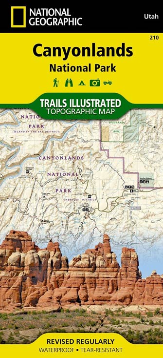 National Geographic Canyonlands National Park Map