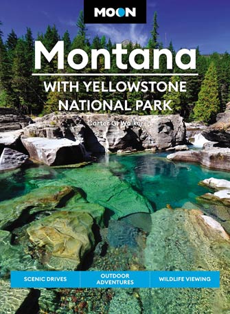 Moon Montana with Yellowstone National Park