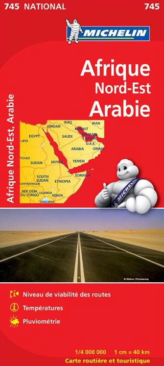Carte #745 Afrique Nord-Est & Arabie