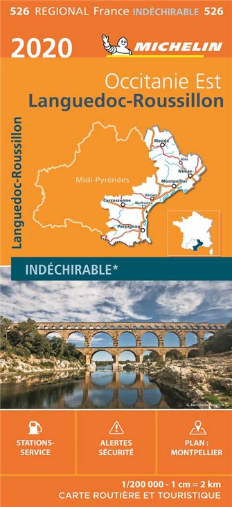 Carte #526 Languedoc-Roussillon Occitanie Est 2020