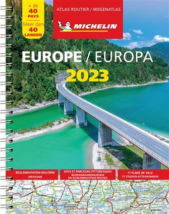 Atlas Routier Spiralé Europe - Europe Road Atlas