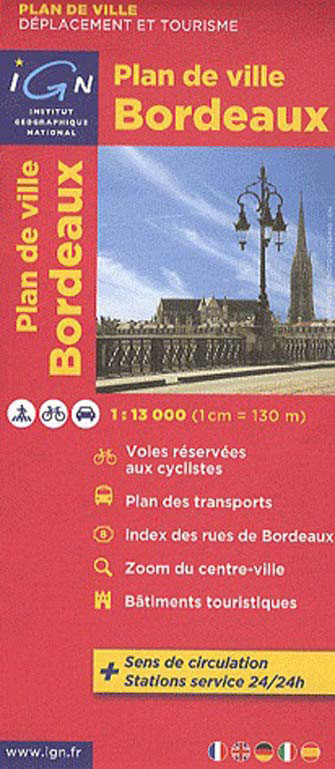 Ign Plan #72509 Bordeaux et Agglomération