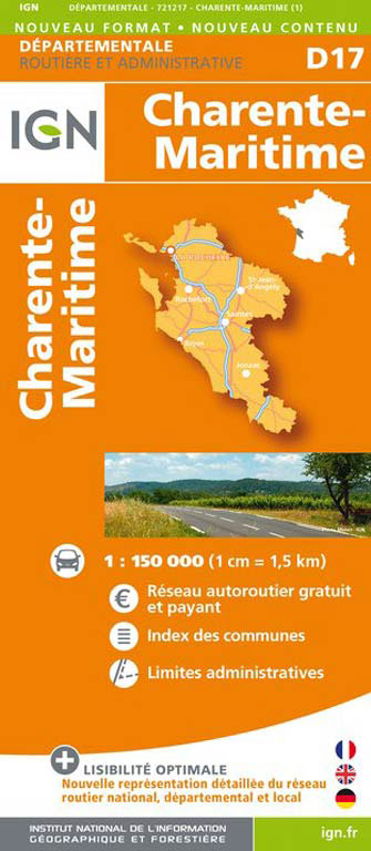 Ign Département #d721217 Charente-Maritime