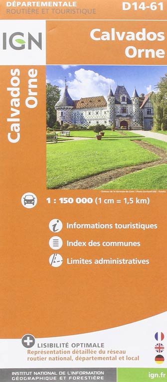Ign Département #14-61 Calvados, Orne