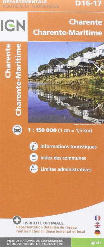 Ign Département #16-17 Charente, Charente-Maritime