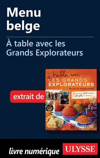 Menu belge - À table avec les Grands Explorateurs