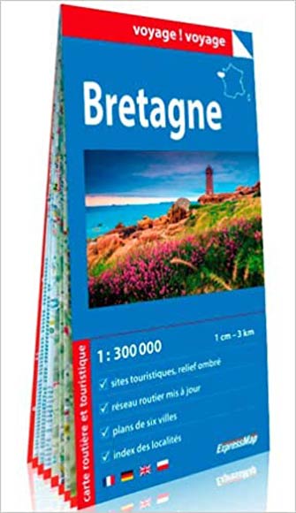 Bretagne 1/300.000 (Carte en Papier)