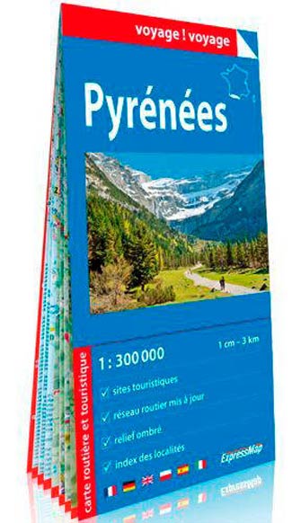 Pyrénées 1/300.000 (Carte en Papier)