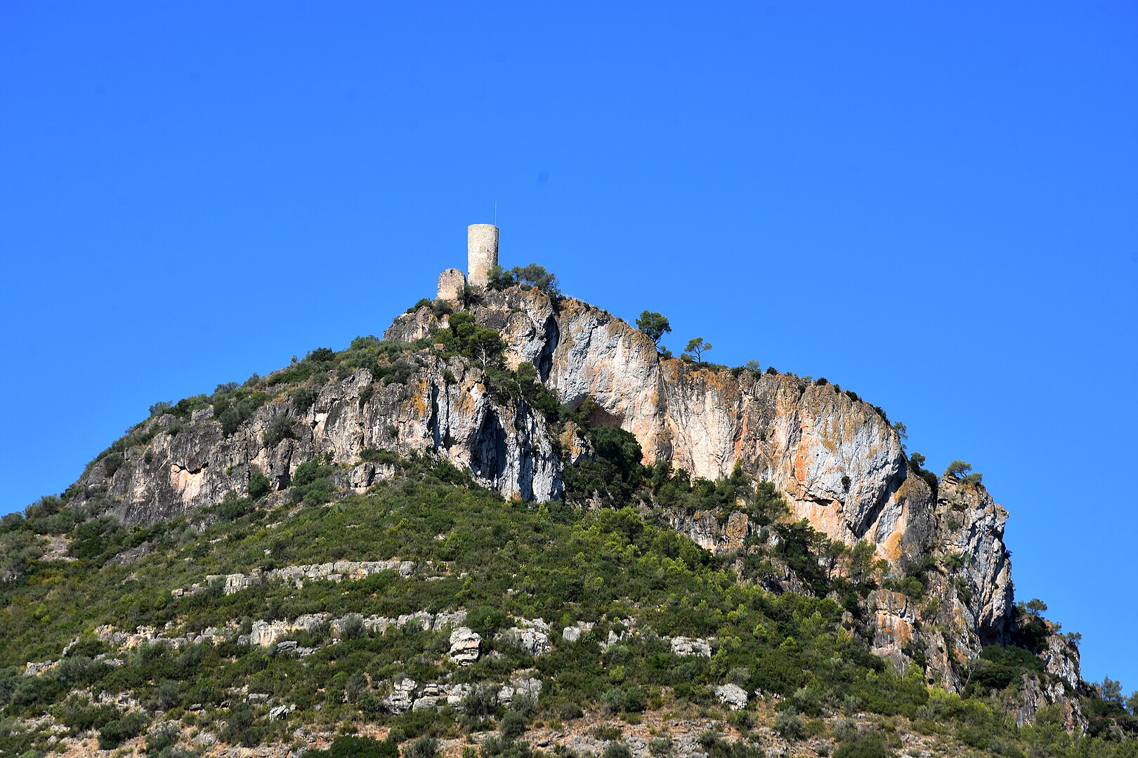 El Castellot, Catellví de la Marca, un des points de vue sur l'itinéraire des Miravinyas.  Par Angela Llop - Travail personnel. CC BY-SA 2.0