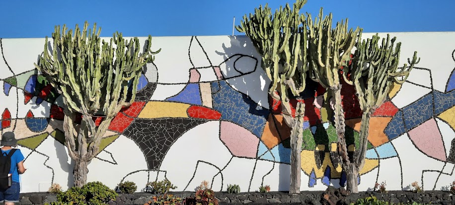 Le jardin de Cactus de la Fondation Manriche à Lanzarote. Photo © Daniel Desjardins