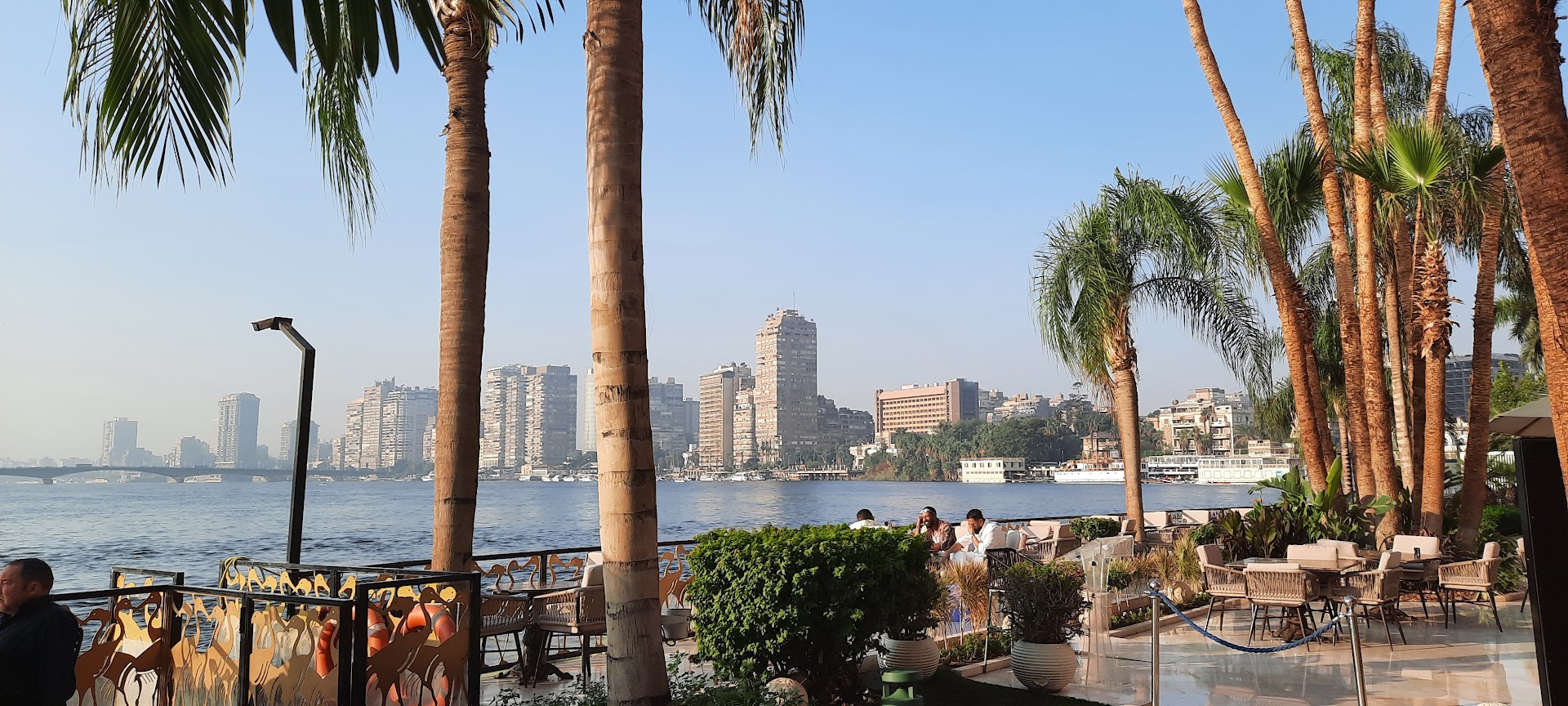 Vu sur le Caire depuis l'île Zamalek. Photo © Daniel Desjardins