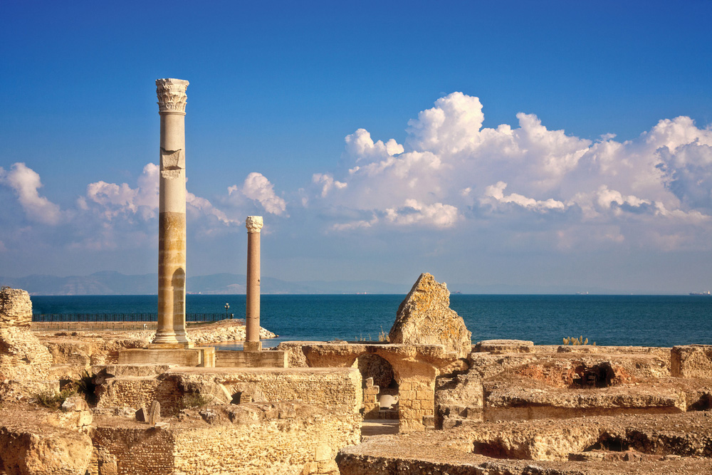 The archaeological site of Carthage, a relic of an ancient empire