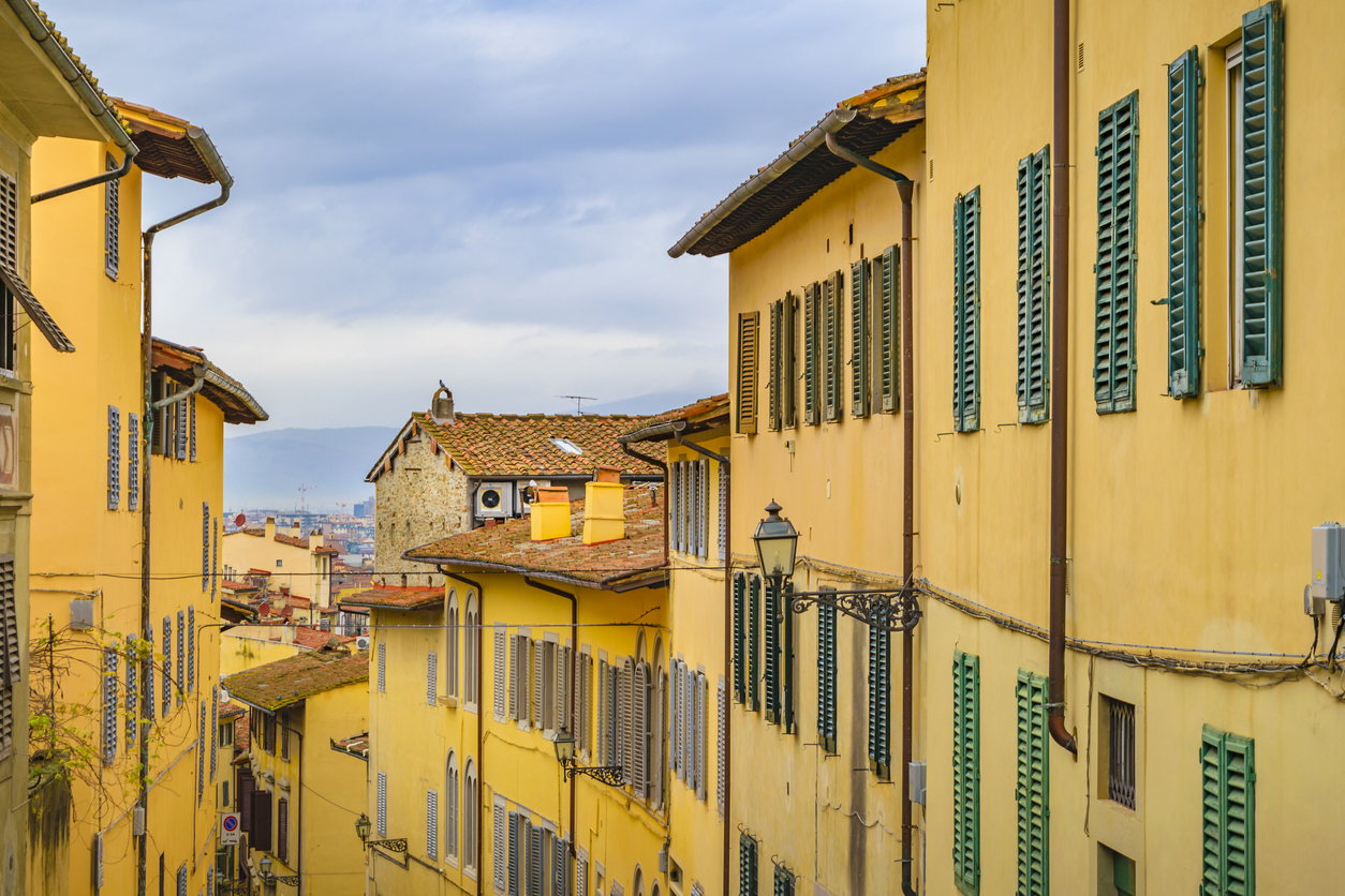 Le quartier de l’Oltrarno à Florence © iStockphoto.com/dito:Rudimencial