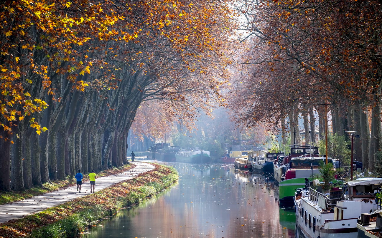 Le canal du Midi à Toulouse