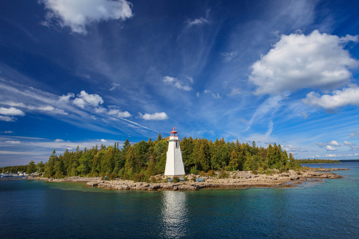 Le Parc national de la Péninsule-Bruce en Ontario
