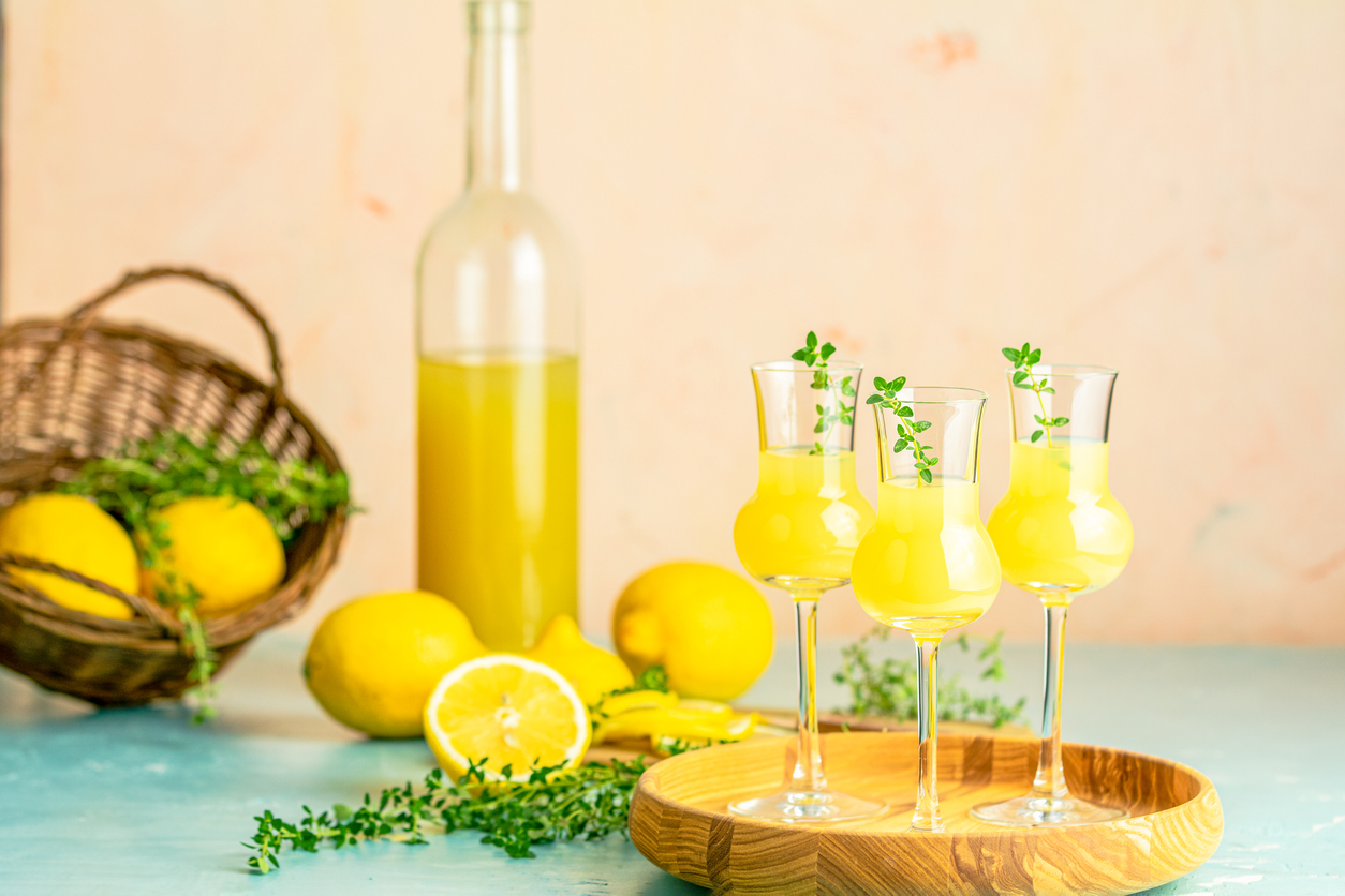 Citrons de Sorrento et  limoncello