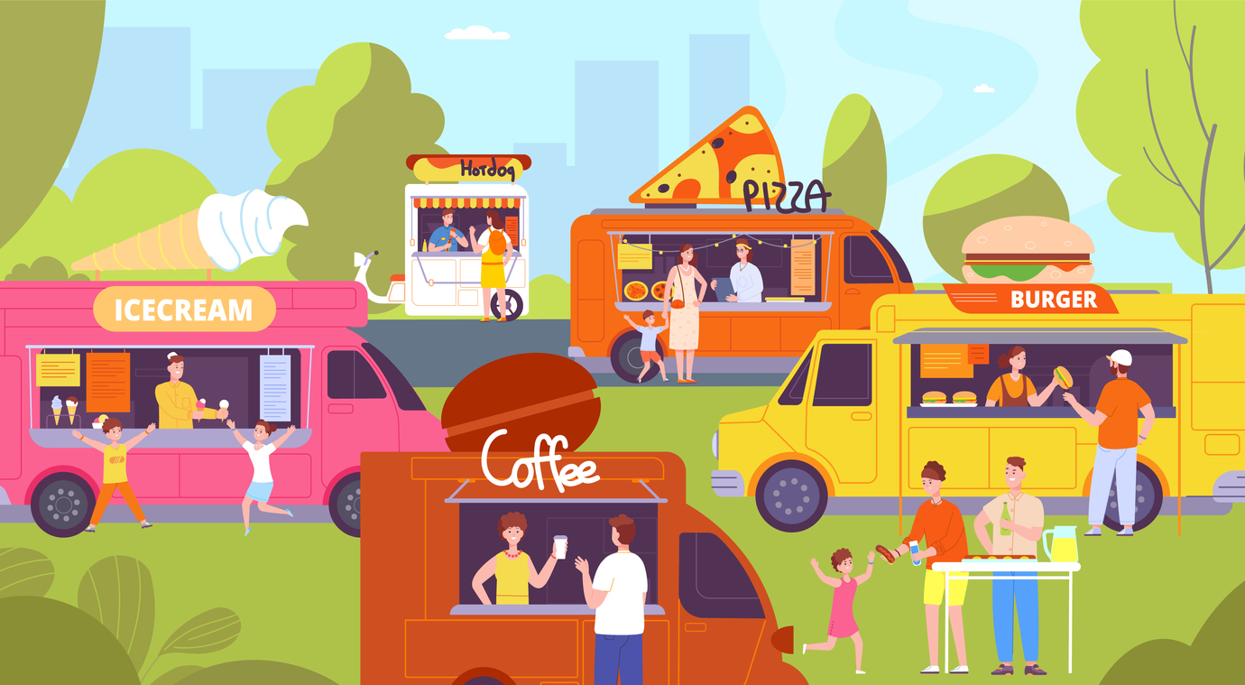 Food trucks © iStock / S-S-S