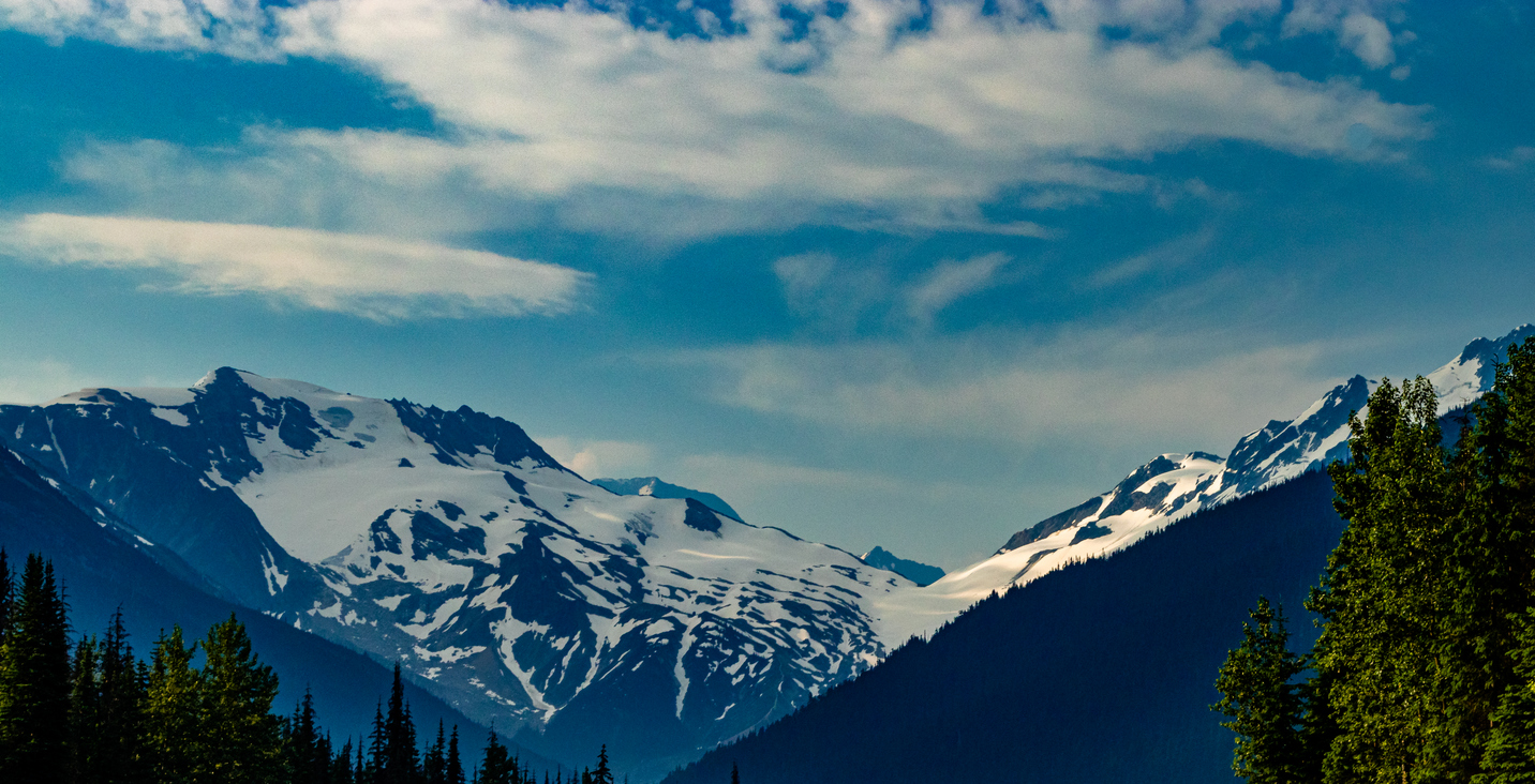 Vues le long de la route 1, parc national des Glaciers, Colombie-Britannique, Canada.  © iStock / David Butler