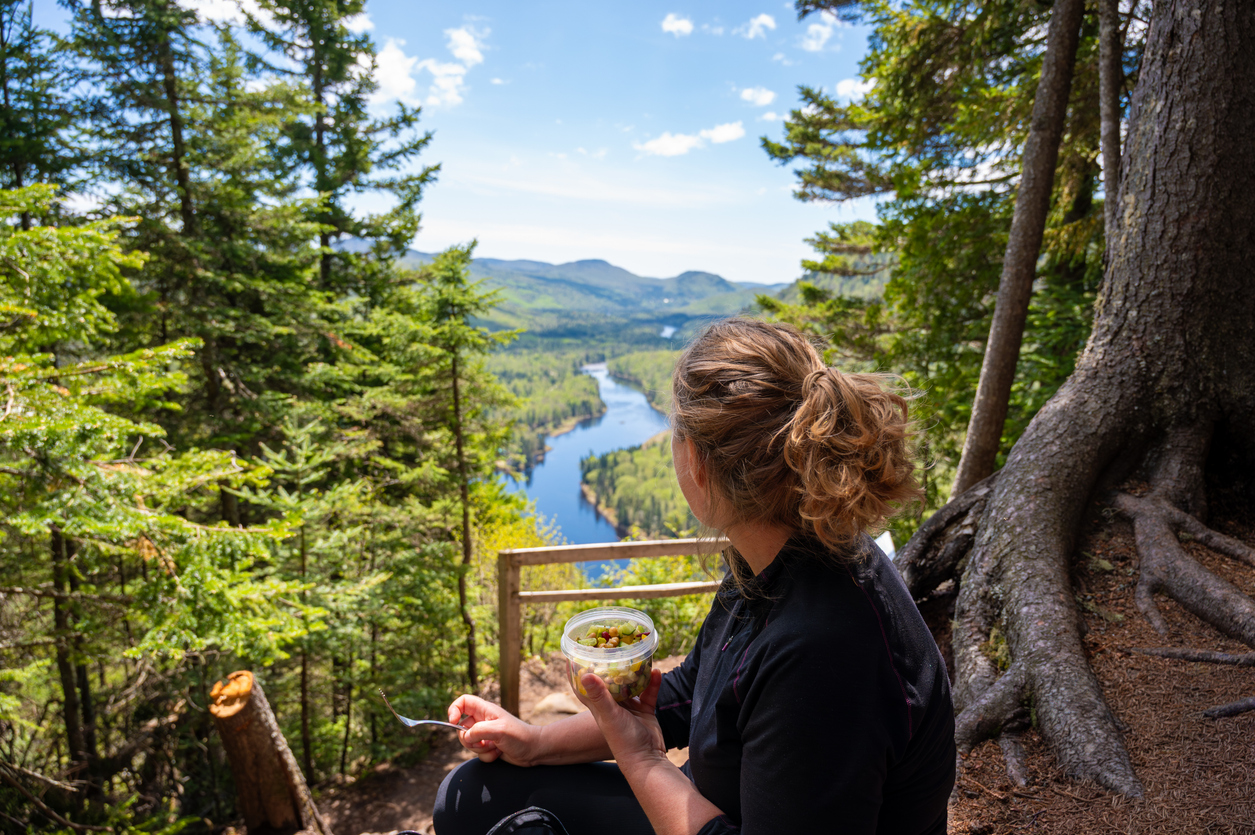 Paysage québécois en randonnée. © iStock / Marc Dufresne