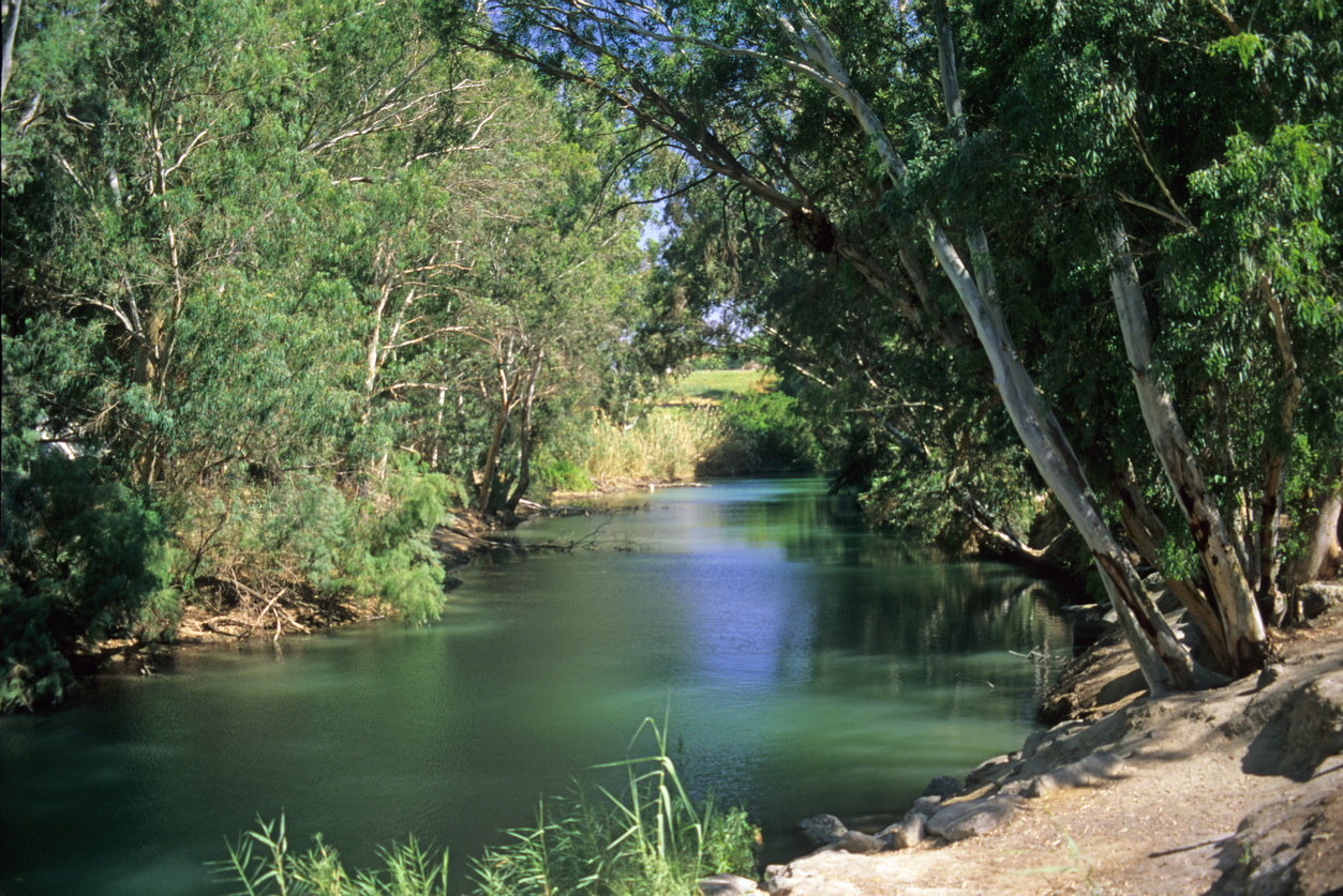 Le fleuve Jourdain dans la Bible