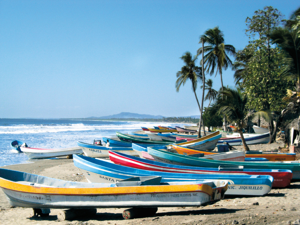 La plage de Jiquilillo sur la côte pacifique du Nicaragua | © iStockphoto.com/extremundo