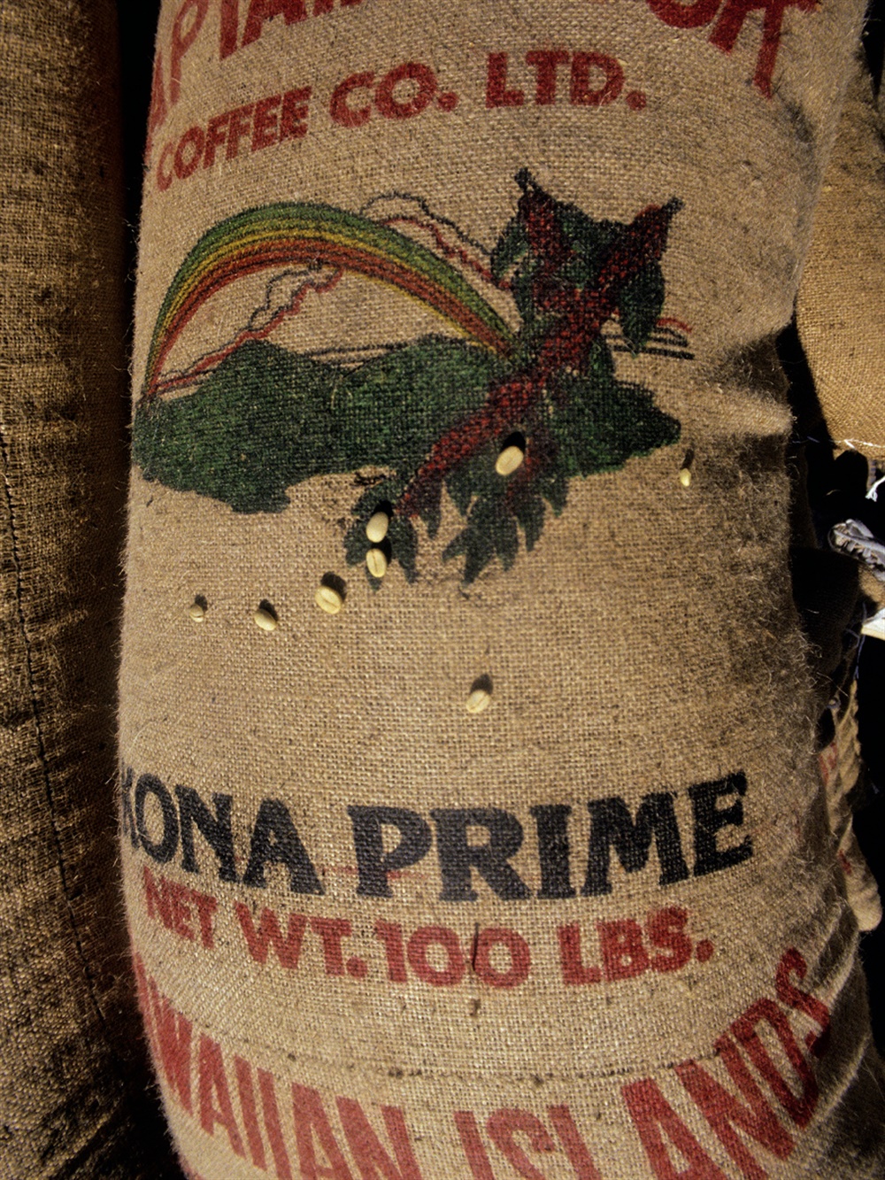 Sac de café « Captain Cook ».  © Claude Hervé-Bazin