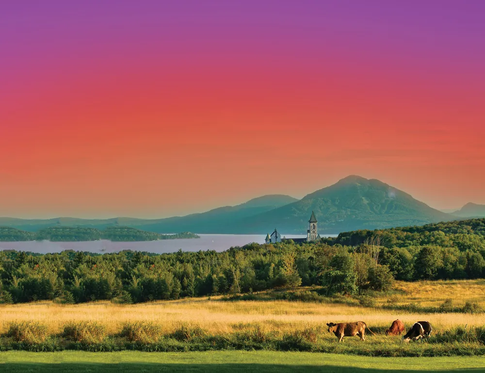 Abbaye de Saint-Benoît-du-Lac, Canton de l'Est au Québec
©iStockphoto.com/StphaneLemire  

