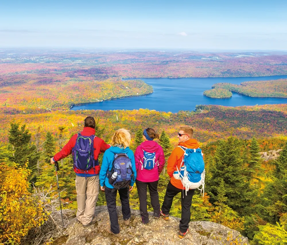 Sentier des Crêtes. 
©Parc national du Mont-Orford, Sépaq 
