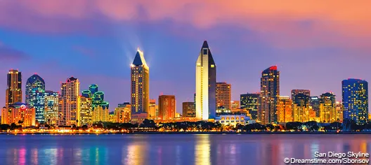San Diego Skyline | ©Dreamstime.com/Sborisov