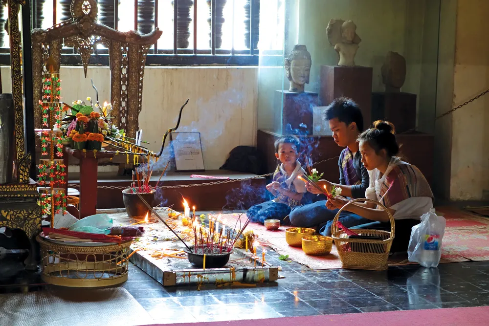 Vat Visoun, à Luang Prabang
Crédit:	©Marc Rigole