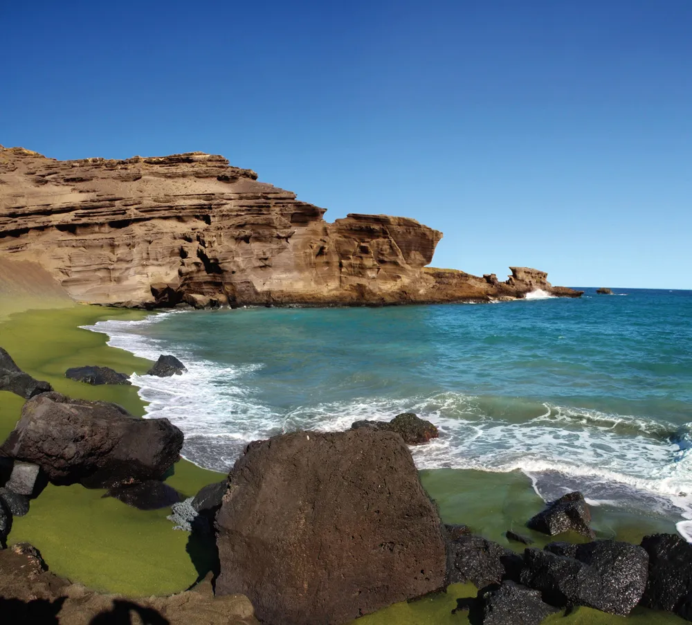 Green Sand Beach. | © Dreamstime.com/Galina Barskaya