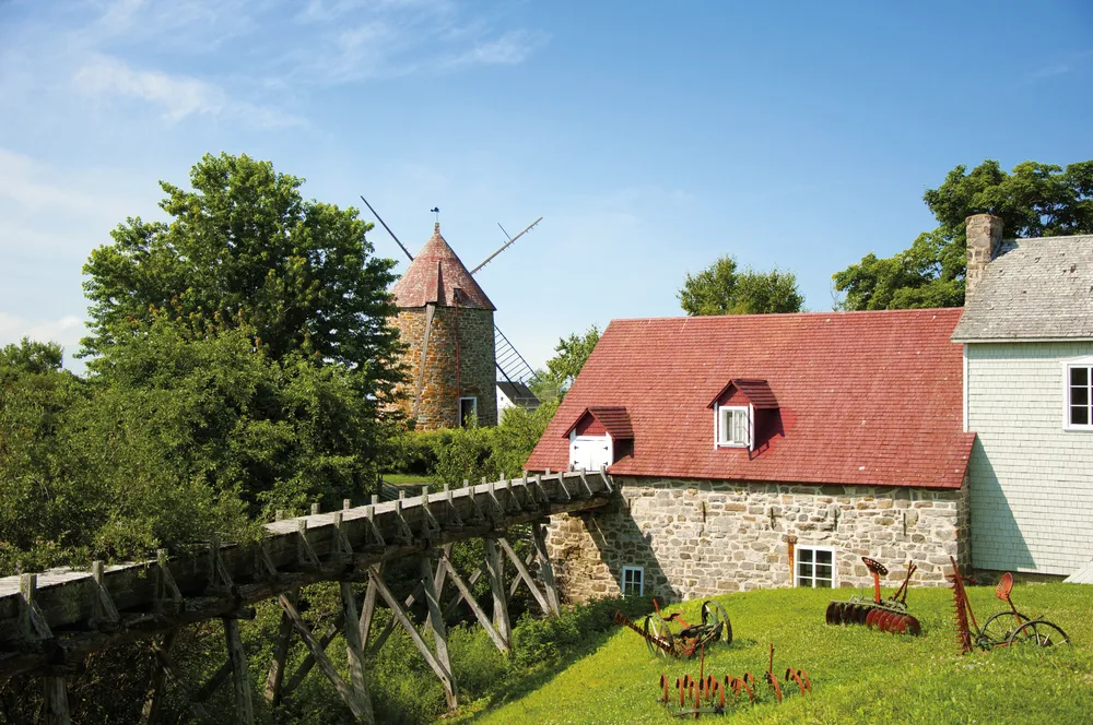 Le site du Moulin sur l'île aux Coudres
© Dreamstime - Mikeaubry
