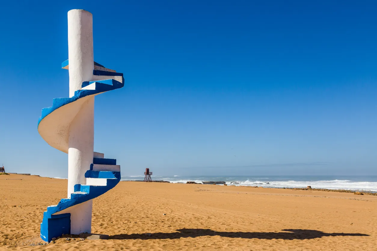 Une plage près de Safi, Maroc © iStock / Zdenek Kajzr
