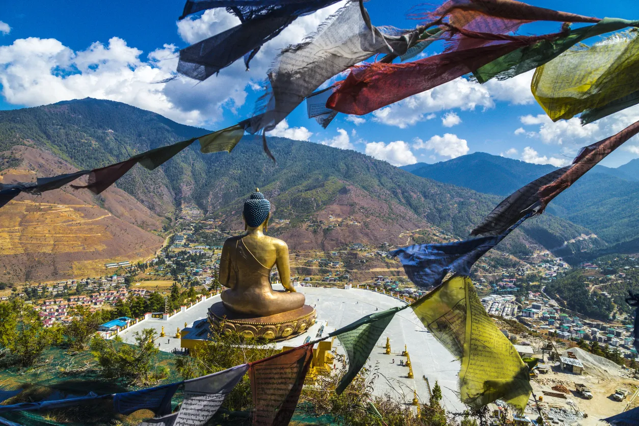 Le Grand Bouddha Dordenma à Thimphu (Bhoutan) - photo © iStock-Rui T Guedes