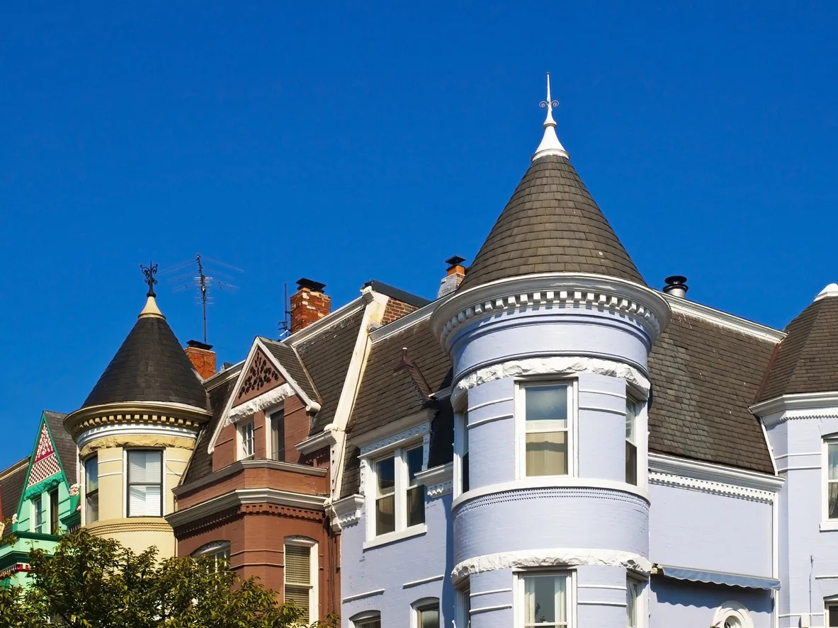 Les maisons du quartier de Georgetown à Wahsington DC  ©  iStock / somastucani