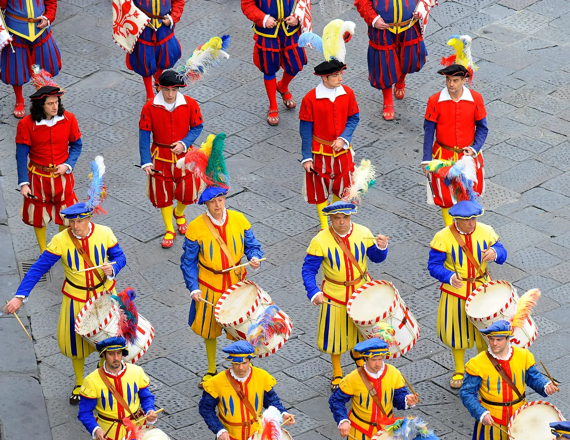 Scoppio del Carro a Firenze (Florence) à l'occasion de la fête de Pâques © iStock / GIACOMO MORINI