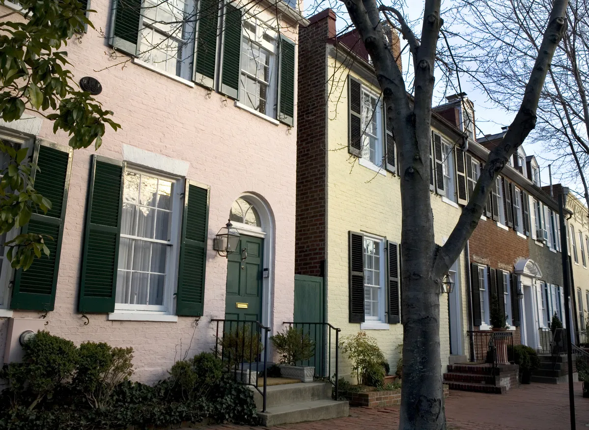 Maisons de Georgetown à Washington, D.C. © iStock / lillisphotography
