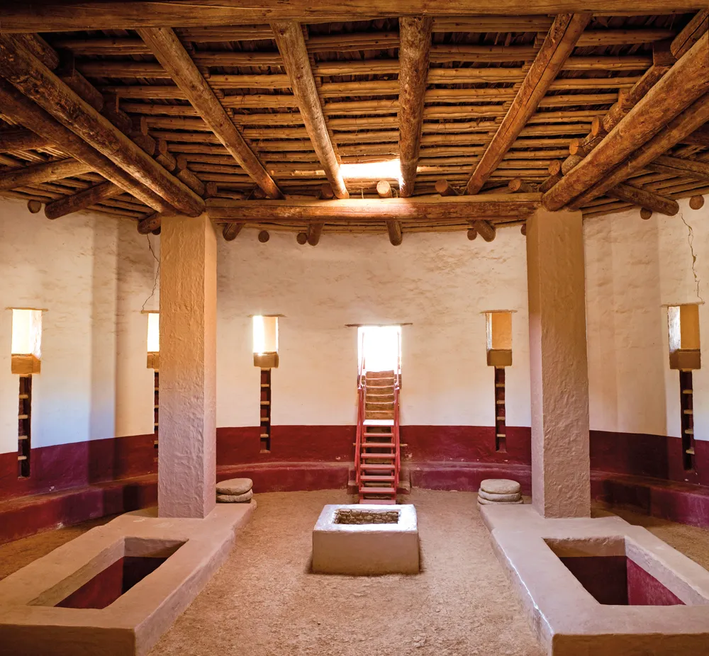 Grande kiva reconstituée par l’archéologue Earl H. Morris.	© iStockphoto.com/powerofforever