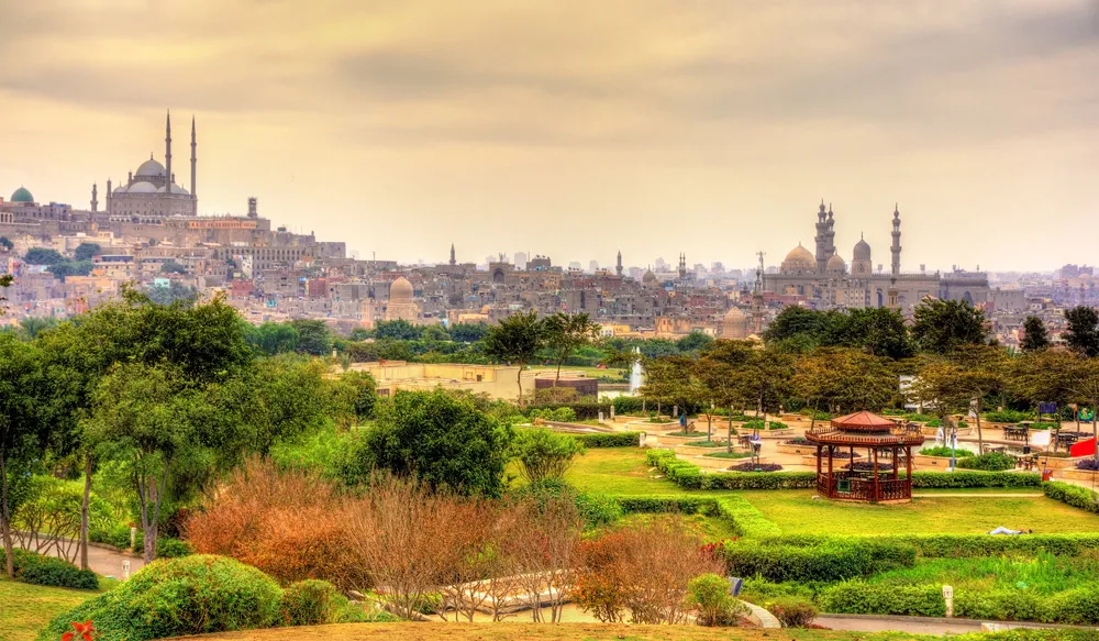 Vue de la citadelle depuis le parc al-Azhar | © Leonid Andronov