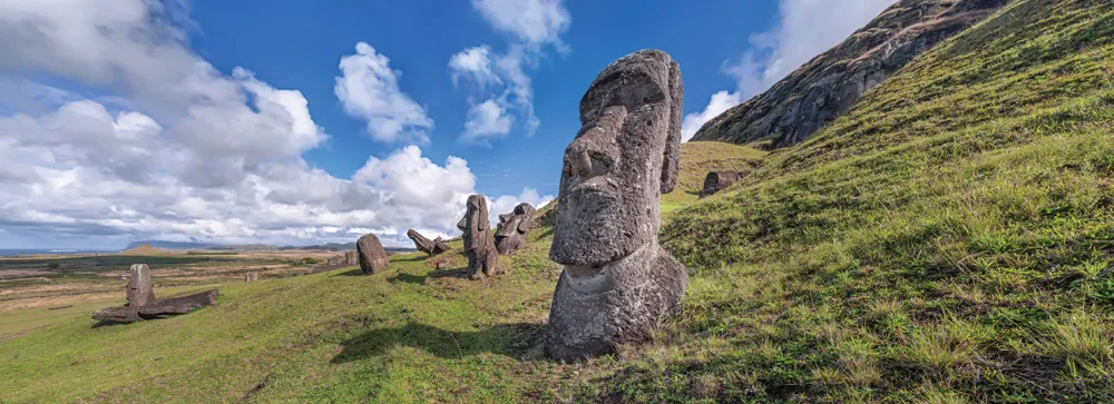 Les moáis de Rapa Nui. ©iStockphoto / thomaslusth