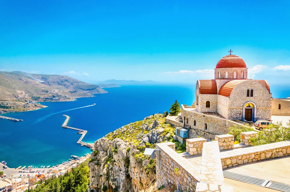 Monastère d’Agios Savvas, Dodécanèse, Grèce | © Anna_Jedynak
