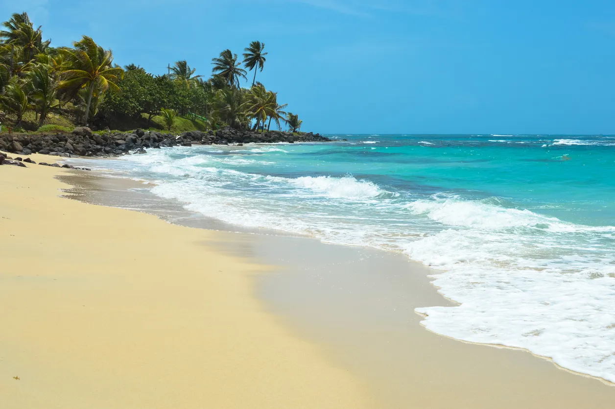 Plage de la côte caraïbe du Nicaragua © iStock / lanabyko