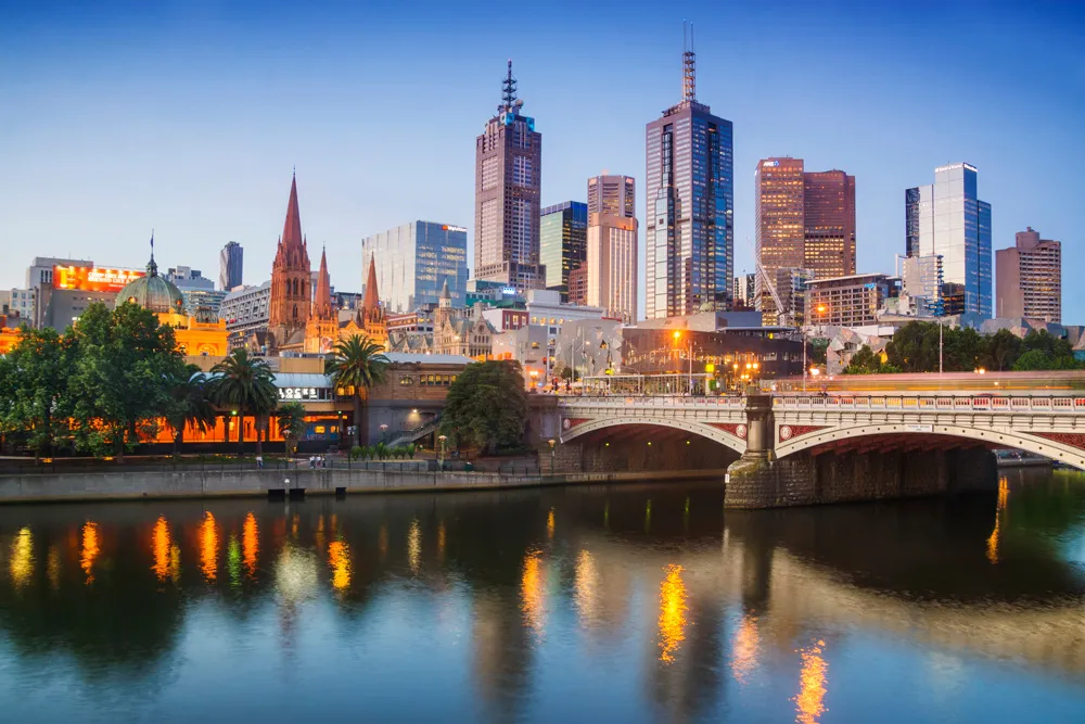 Princes Bridge, Yarra River, Melbourne, Australie | © kokkai
