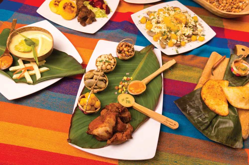 Cuisine locale, marché d’Otavalo | © iStockphoto.com/pxhidalgo