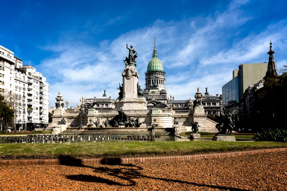 Monumento de los Dos Congresos, Palacio del Congreso de la Nación Argentina, Buenos Aires, Argentine