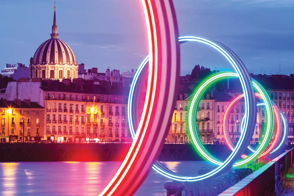 Le centre-ville vu de l’île de Nantes | © iStockphoto.com/benkrut