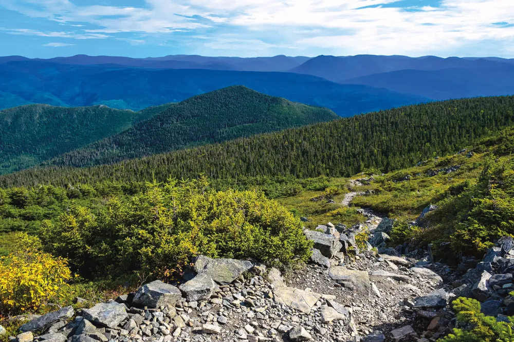 Au mont Albert sur le Sentier international des Appalaches. 
©iStockphoto.com/GenDeschenes